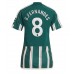 Manchester United Bruno Fernandes #8 Voetbalkleding Uitshirt Dames 2023-24 Korte Mouwen